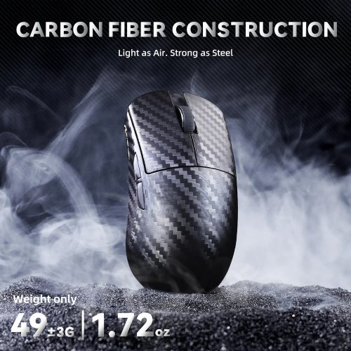 Мышка Attack Shark R11 Ultra (AS-6972792472409-B) Weave Black купить в Украине: Киев, Днепр, Харьков, Одесса  | Низкая цена, отзывы, характеристики от TELEMART фото