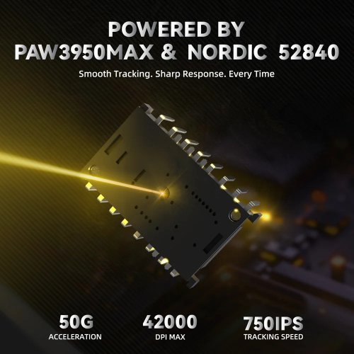 Мышка Attack Shark R11 Ultra (AS-6972792472409-B) Weave Black купить в Украине: Киев, Днепр, Харьков, Одесса  | Низкая цена, отзывы, характеристики от TELEMART фото