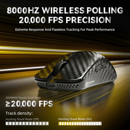 Мышка Attack Shark R11 Ultra (AS-6972792472409-B) Weave Black купить в Украине: Киев, Днепр, Харьков, Одесса  | Низкая цена, отзывы, характеристики от TELEMART фото