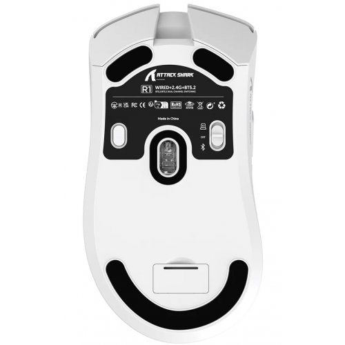 Мышка Attack Shark R1 Wireless (AS-6972792470856-W) White купить в Украине: Киев, Днепр, Харьков, Одесса  | Низкая цена, отзывы, характеристики от TELEMART фото