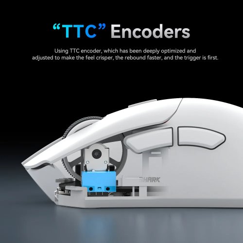 Мышка Attack Shark R1 Wireless (AS-6972792470863-R) Red купить в Украине: Киев, Днепр, Харьков, Одесса  | Низкая цена, отзывы, характеристики от TELEMART фото