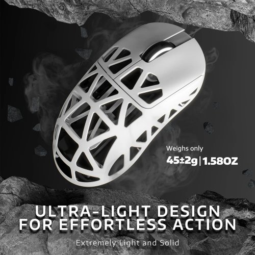 Мышка Attack Shark R2 Magnesium Alloy 8K (AS-6972792471549-W) White купить в Украине: Киев, Днепр, Харьков, Одесса  | Низкая цена, отзывы, характеристики от TELEMART фото