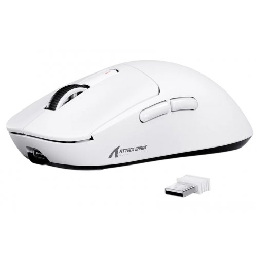 Мышка Attack Shark X3 Wireless (AS-6972792470238-W) White купить в Украине: Киев, Днепр, Харьков, Одесса  | Низкая цена, отзывы, характеристики от TELEMART фото