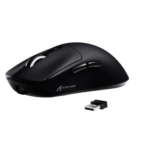 Мышка Attack Shark X3 Wireless (AS-6972792470054-B) Black купить в Украине: Киев, Днепр, Харьков, Одесса  | Низкая цена, отзывы, характеристики от TELEMART фото