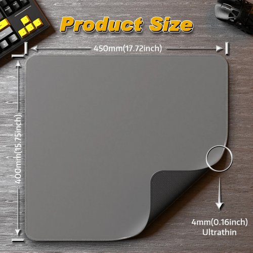 Коврик для мышки Attack Shark CM02 (AS-6972792472492-G) Grey купить в Украине: Киев, Днепр, Харьков, Одесса  | Низкая цена, отзывы, характеристики от TELEMART фото