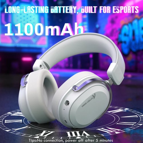 Навушники Attack Shark L30 Pro Wireless (AS-6979033730144-W) White купити в Україні: Київ, Львів, Хмельницький, Тернопіль, Івано-Франківськ | Низька ціна, відгуки, характеристики від TELEMART фото