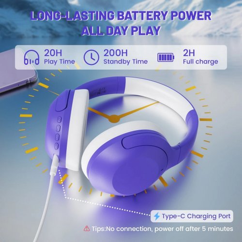 Навушники Attack Shark G300 Wireless (AS-G300-P) Purple купити в Україні: Київ, Львів, Хмельницький, Тернопіль, Івано-Франківськ | Низька ціна, відгуки, характеристики від TELEMART фото