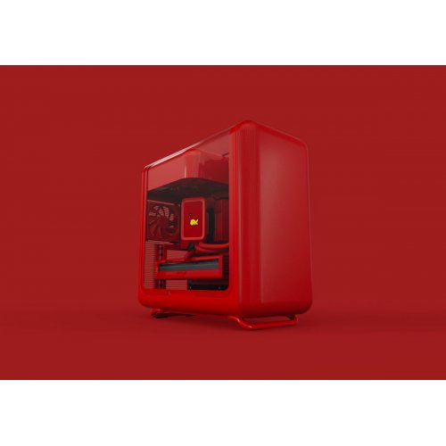 Корпус Hyte X50 без БП (CS-HYTE-X50G-RR) Wild Cherry купить в Украине: Киев, Днепр, Харьков, Одесса  | Проверка совместимости, низкая цена, отзывы, характеристики от TELEMART фото