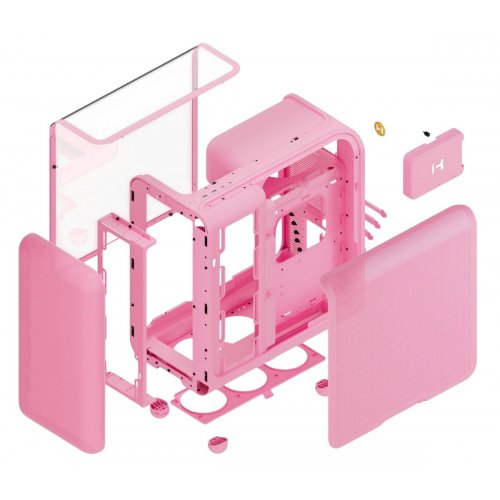 Корпус Hyte X50 без БП (CS-HYTE-X50G-SM) Strawberry Milk купить в Украине: Киев, Днепр, Харьков, Одесса  | Проверка совместимости, низкая цена, отзывы, характеристики от TELEMART фото