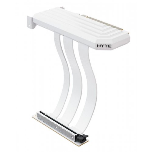 Райзер Hyte PCIE 5.0 Hyper Riser 200mm (ACC-HYTE-PCIE50-WW) Snow White купить в Украине: Киев, Днепр, Харьков, Одесса  | Низкая цена, отзывы, характеристики от TELEMART фото
