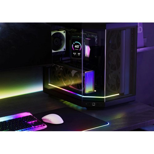 Уцінка світлодіодна стрічка Hyte Noodle LN70 (ACC-HYTE-LN-70-B) Black (Розкрита упаковка, 865272) купити в Україні: Київ, Львів, Хмельницький, Тернопіль, Івано-Франківськ | Низька ціна, відгуки, характеристики від TELEMART фото