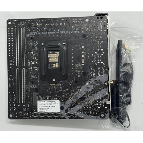 Материнская плата Asus ROG STRIX B560-I GAMING (WI-FI) (s1200, Intel B560) (Восстановлено продавцом, 865281) купить в Украине: Киев, Днепр, Харьков, Одесса  | Проверка совместимости, низкая цена, отзывы, характеристики от TELEMART фото
