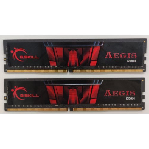 Озу G.Skill DDR4 16GB (2x8GB) 3200Mhz Aegis (F4-3200C16D-16GIS) (Восстановлено продавцом, 865285) купить в Украине: Киев, Днепр, Харьков, Одесса  | Проверка совместимости, низкая цена, отзывы, характеристики от TELEMART фото