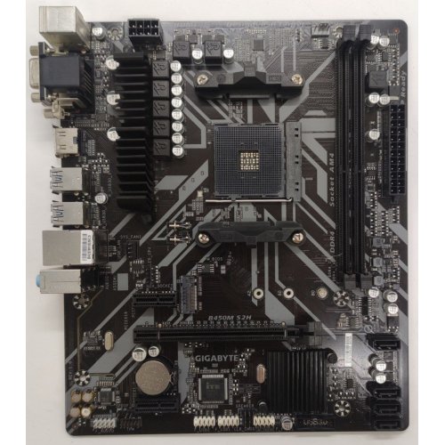 Материнська плата Gigabyte B450M S2H (sAM4, AMD B450) (Відновлено продавцем, 865299) купити в Україні: Київ, Львів, Хмельницький, Тернопіль, Івано-Франківськ | Перевірка сумісності, низька ціна, відгуки, характеристики від TELEMART фото