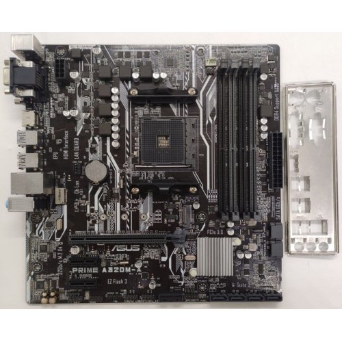 Материнська плата Asus PRIME A320M-A (sAM4, AMD A320) (Відновлено продавцем, 865305) купити в Україні: Київ, Львів, Хмельницький, Тернопіль, Івано-Франківськ | Перевірка сумісності, низька ціна, відгуки, характеристики від TELEMART фото