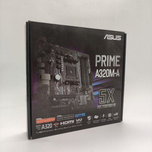 Материнська плата Asus PRIME A320M-A (sAM4, AMD A320) (Відновлено продавцем, 865305) купити в Україні: Київ, Львів, Хмельницький, Тернопіль, Івано-Франківськ | Перевірка сумісності, низька ціна, відгуки, характеристики від TELEMART фото