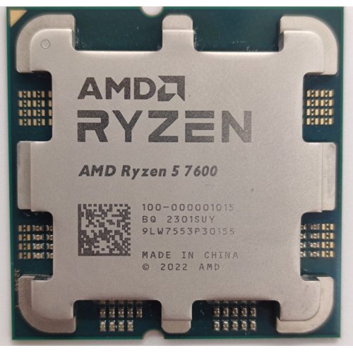 Процессор AMD Ryzen 5 7600 3.8(5.1)GHz 32MB sAM5 Box (100-100001015BOX) (Восстановлено продавцом, 865321) купить в Украине: Киев, Днепр, Харьков, Одесса  | Проверка совместимости, низкая цена, отзывы, характеристики от TELEMART фото