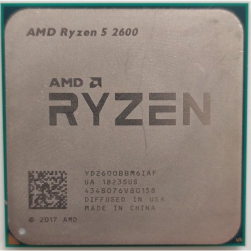 Процессор AMD Ryzen 5 2600 3.4(3.9)GHz 16MB sAM4 Tray (YD2600BBM6IAF) (Восстановлено продавцом, 865323) купить в Украине: Киев, Днепр, Харьков, Одесса  | Проверка совместимости, низкая цена, отзывы, характеристики от TELEMART фото