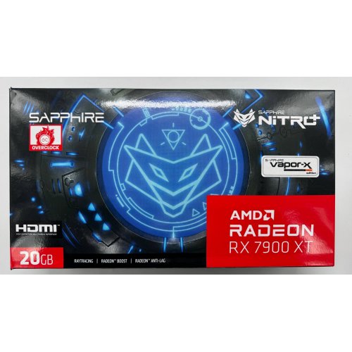 Відеокарта Sapphire Radeon RX 7900 XT Nitro+ Vapor-X 20480MB (11323-01-40G) (Відновлено продавцем, 865326) купити в Україні: Київ, Львів, Хмельницький, Тернопіль, Івано-Франківськ | Перевірка сумісності, низька ціна, відгуки, характеристики від TELEMART фото