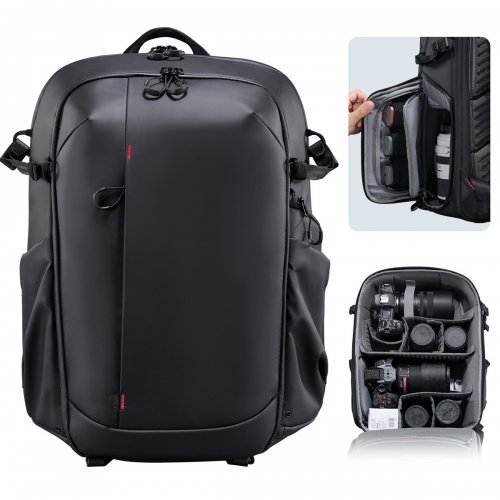 Рюкзак Ulanzi BP09 Camera Backpack 22L (B011GBB BP09) Black купить в Украине: Киев, Днепр, Харьков, Одесса  | Низкая цена, отзывы, характеристики от TELEMART фото