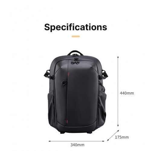 Рюкзак Ulanzi BP09 Camera Backpack 22L (B011GBB BP09) Black купить в Украине: Киев, Днепр, Харьков, Одесса  | Низкая цена, отзывы, характеристики от TELEMART фото