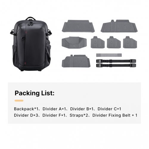 Рюкзак Ulanzi BP09 Camera Backpack 22L (B011GBB BP09) Black купить в Украине: Киев, Днепр, Харьков, Одесса  | Низкая цена, отзывы, характеристики от TELEMART фото