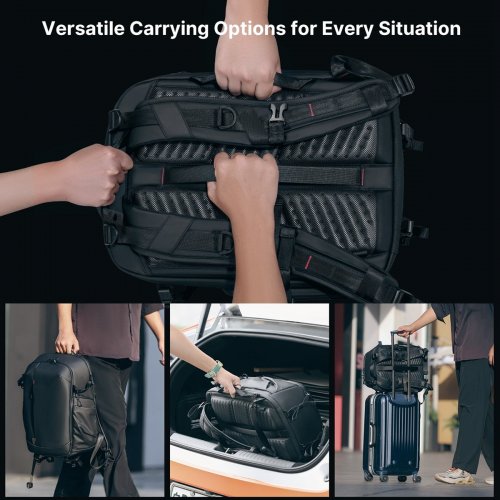 Рюкзак Ulanzi BP09 Camera Backpack 22L (B011GBB BP09) Black купить в Украине: Киев, Днепр, Харьков, Одесса  | Низкая цена, отзывы, характеристики от TELEMART фото