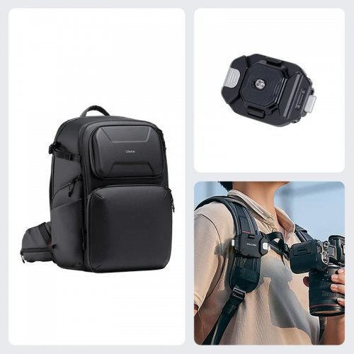 Рюкзак Ulanzi BP10 Hardshell Camera Backpack 35L (B012GBB1 BP10) Black купить в Украине: Киев, Днепр, Харьков, Одесса  | Низкая цена, отзывы, характеристики от TELEMART фото