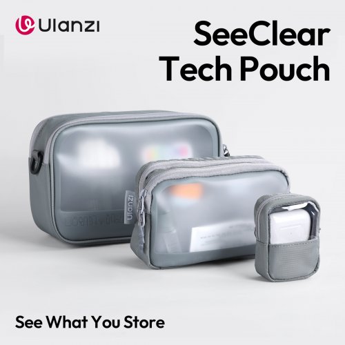 Сумка Ulanzi BP15 Storage Bag M (B169 BP15-M) Transparent купити в Україні: Київ, Львів, Хмельницький, Тернопіль, Івано-Франківськ | Низька ціна, відгуки, характеристики від TELEMART фото