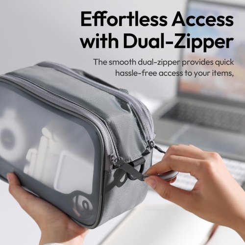 Сумка Ulanzi BP15 Storage Bag M (B169 BP15-M) Transparent купити в Україні: Київ, Львів, Хмельницький, Тернопіль, Івано-Франківськ | Низька ціна, відгуки, характеристики від TELEMART фото