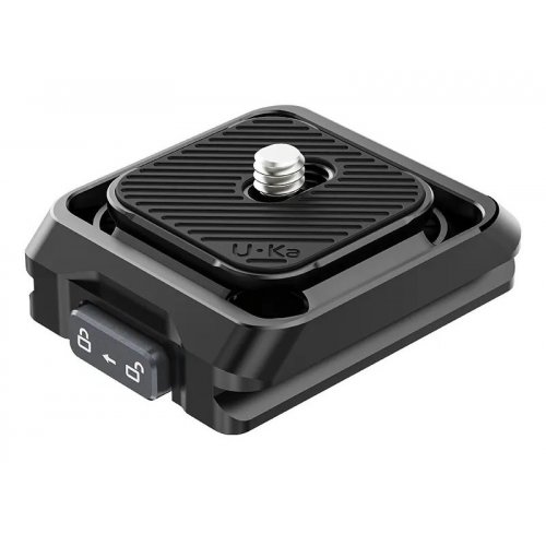 Быстросъемная площадка Ulanzi UKA01 Uka Quick Release Plate and Base Kit (C007 UKA01) Black купить в Украине: Киев, Днепр, Харьков, Одесса  | Низкая цена, отзывы, характеристики от TELEMART фото