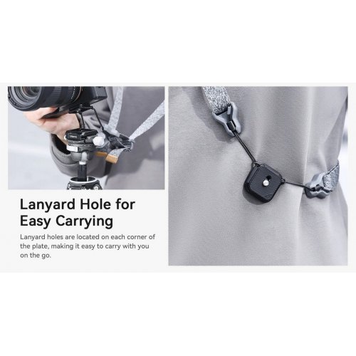 Быстросъемная площадка Ulanzi UKA01 Uka Quick Release Plate and Base Kit (C007 UKA01) Black купить в Украине: Киев, Днепр, Харьков, Одесса  | Низкая цена, отзывы, характеристики от TELEMART фото