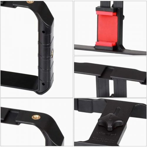 Держатель для телефона Ulanzi U-Rig Pro Smartphone Video Rig (0673 U-Rig Pro) Black купить в Украине: Киев, Днепр, Харьков, Одесса  | Низкая цена, отзывы, характеристики от TELEMART фото
