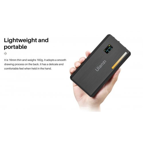 Видеосвет Ulanzi VL200 Bi-color LED Light (2481 VL200) Black купить в Украине: Киев, Днепр, Харьков, Одесса  | Низкая цена, отзывы, характеристики от TELEMART фото