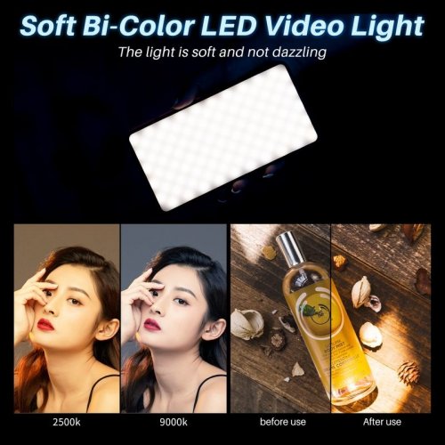 Видеосвет Ulanzi VL200 Bi-color LED Light (2481 VL200) Black купить в Украине | Telemart фото