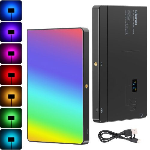 Видеосвет Ulanzi LT003 RGB LED Light (3099 LT003) Black купить в Украине: Киев, Днепр, Харьков, Одесса  | Низкая цена, отзывы, характеристики от TELEMART фото