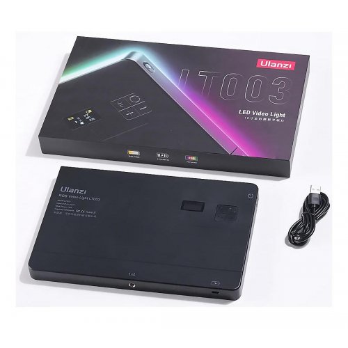 Видеосвет Ulanzi LT003 RGB LED Light (3099 LT003) Black купить в Украине: Киев, Днепр, Харьков, Одесса  | Низкая цена, отзывы, характеристики от TELEMART фото