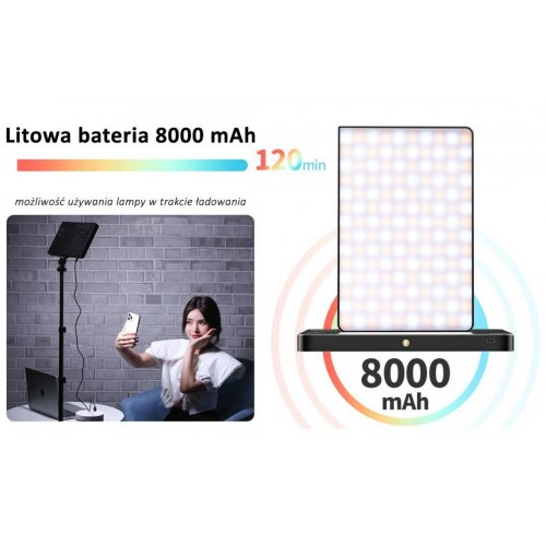 Видеосвет Ulanzi LT003 RGB LED Light (3099 LT003) Black купить в Украине: Киев, Днепр, Харьков, Одесса  | Низкая цена, отзывы, характеристики от TELEMART фото