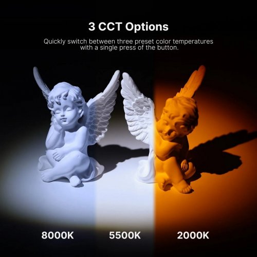 Фонарь для видеосъемки Ulanzi LM07 Photography Rechargeable Flashlight (L031GBB1 LM07) Black купить в Украине: Киев, Днепр, Харьков, Одесса  | Низкая цена, отзывы, характеристики от TELEMART фото