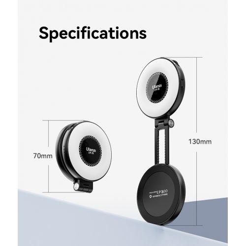 Видеосвет Ulanzi LM19 MagSafe LED Selfie Ring Light (L015 LM19) White купить в Украине: Киев, Днепр, Харьков, Одесса  | Низкая цена, отзывы, характеристики от TELEMART фото
