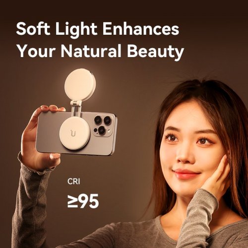 Видеосвет Ulanzi LM19 MagSafe LED Selfie Ring Light (L049GBB1 LM19) Black купить в Украине: Киев, Днепр, Харьков, Одесса  | Низкая цена, отзывы, характеристики от TELEMART фото