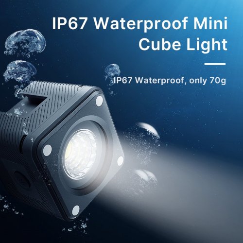 Видеосвет Ulanzi L2 Waterproof Versatile LED Light (2172 L2) Black купить в Украине: Киев, Днепр, Харьков, Одесса  | Низкая цена, отзывы, характеристики от TELEMART фото