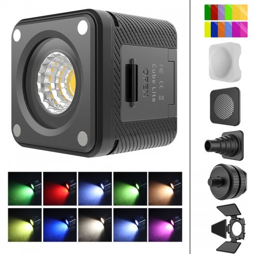 Видеосвет Ulanzi L2 Waterproof Versatile LED Light (2172 L2) Black купить в Украине: Киев, Днепр, Харьков, Одесса  | Низкая цена, отзывы, характеристики от TELEMART фото
