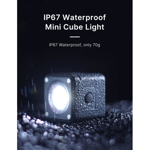 Видеосвет Ulanzi L2 Waterproof Versatile LED Light (2172 L2) Black купить в Украине: Киев, Днепр, Харьков, Одесса  | Низкая цена, отзывы, характеристики от TELEMART фото