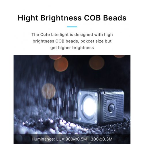 Видеосвет Ulanzi L2 Waterproof Versatile LED Light (2172 L2) Black купить в Украине: Киев, Днепр, Харьков, Одесса  | Низкая цена, отзывы, характеристики от TELEMART фото