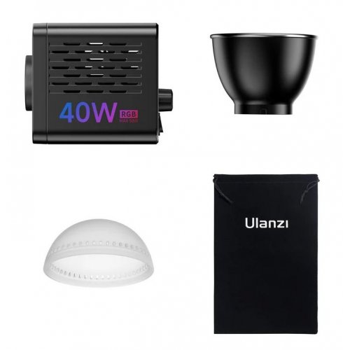 Видеосвет Ulanzi L024 40W RGB Portable LED Light (L024 40WRGB) Black купить в Украине: Киев, Днепр, Харьков, Одесса  | Низкая цена, отзывы, характеристики от TELEMART фото