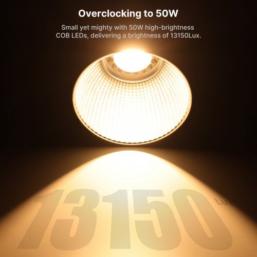 Видеосвет Ulanzi L023 40W Pro Portable LED Light (L023 40WPRO) Black купить в Украине: Киев, Днепр, Харьков, Одесса  | Низкая цена, отзывы, характеристики от TELEMART фото