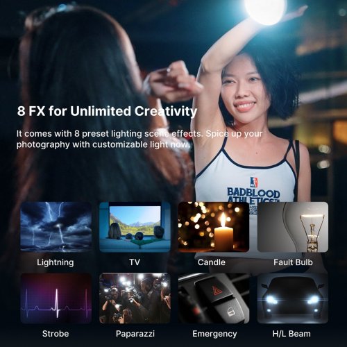 Видеосвет Ulanzi L023 40W Pro Portable LED Light (L023 40WPRO) Black купить в Украине: Киев, Днепр, Харьков, Одесса  | Низкая цена, отзывы, характеристики от TELEMART фото