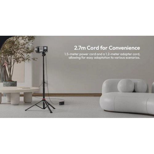 Блок живлення для світла Ulanzi HT005 DC Power Adapter for 40W Pro / RGB Light (EU Plug) (L075 HT005) Black купити в Україні: Київ, Львів, Хмельницький, Тернопіль, Івано-Франківськ | Низька ціна, відгуки, характеристики від TELEMART фото