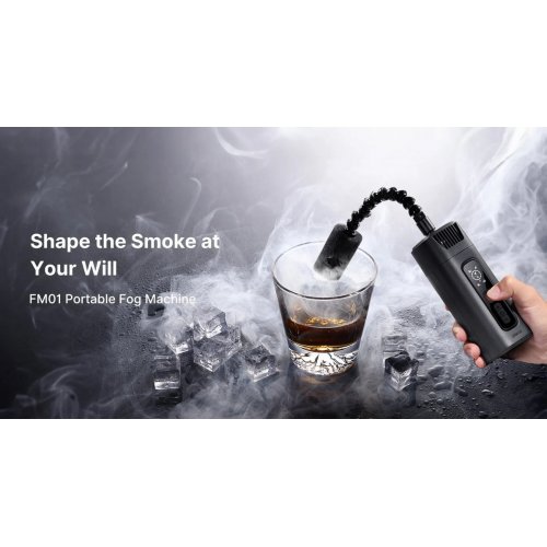 Генератор диму Ulanzi FM01 FILMOG Ace Portable Fog Machine (R001 FM01) Black купити в Україні: Київ, Львів, Хмельницький, Тернопіль, Івано-Франківськ | Низька ціна, відгуки, характеристики від TELEMART фото